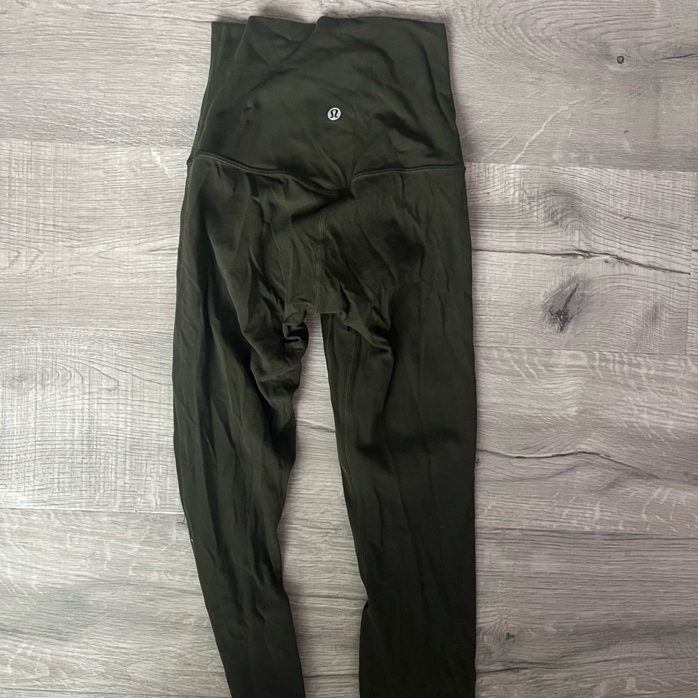 Lululemon align leggings in olive